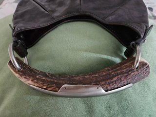Bolso YSL Mombasa Cuero Marrón chocolate negro