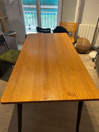 Mesa Sklum 160cm Industrial Madera y Metal