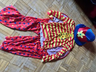 Disfraz Payaso Rayas y Lunares