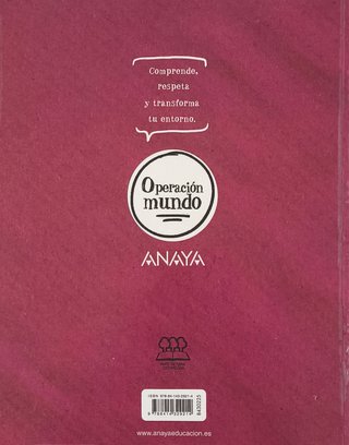 Libro Física y Química 2ESO Anaya Operación Mundo
