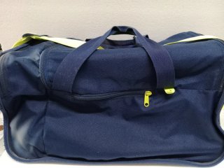 Bolsa de deporte KIPSTA azul y amarilla