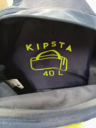 Bolsa de deporte KIPSTA azul y amarilla