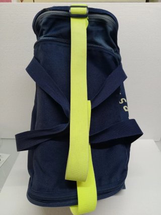 Bolsa de deporte KIPSTA azul y amarilla
