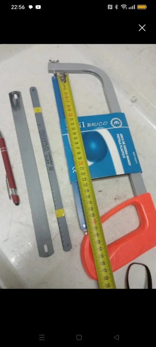 Arco de sierra con 12 hojas