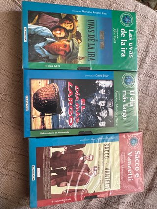 Lote 3 Películas VHS precintadas nuevas