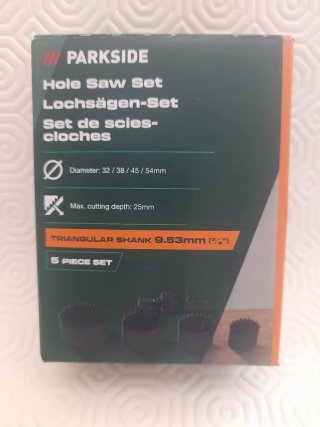 Parkside Set de Sierras de Corona 5 Piezas