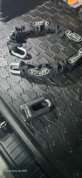 Cadena Antirrobo Moto Artago 69T120 + Mini U