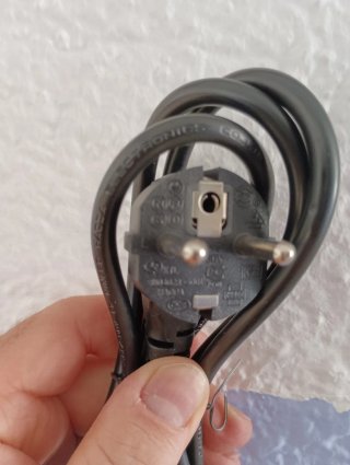 Cable de alimentación C5 a Schuko