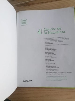 Ciencias de la naturaleza, 4 Primaria Saber Hac...