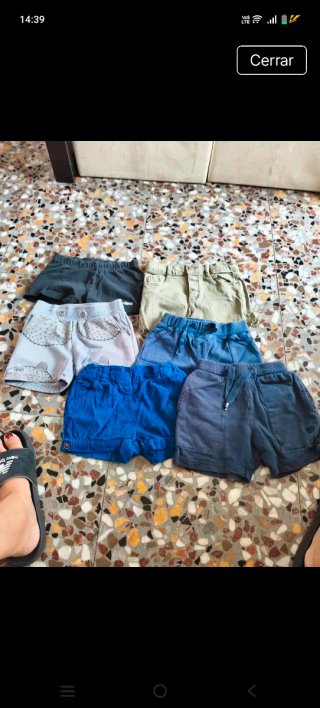 Lote de pantalones cortos para bebé