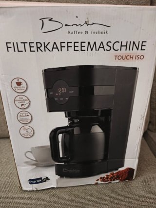 Cafetera Barista Filtro Táctil 8 Tazas