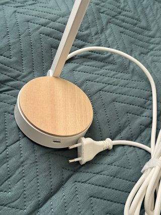 Lámpara LED Flexo USB-C Madera