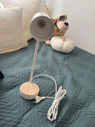 Lámpara LED Flexo USB-C Madera