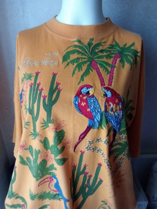 T-shirt Lady Chemerlang vintage tropical