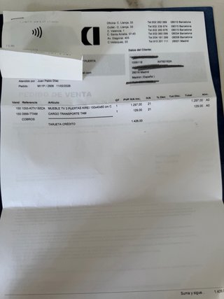 Mueble TV Kirei 150 cm, como nuevo
