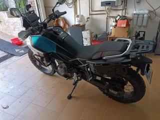 CFMOTO MT Adventure Moto Azul/Blanco