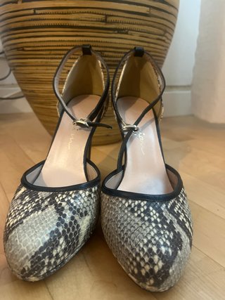 Zapatos de tacón piel serpiente pulsera T40