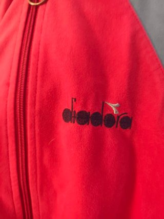 Felpa Diadora zip anni 80/90