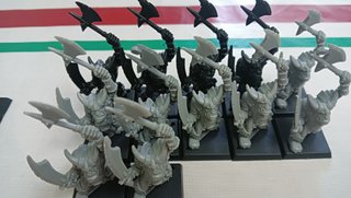 Figuras Orcos Warhammer Altaya