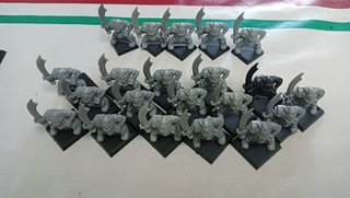 Figuras Orcos Warhammer Altaya