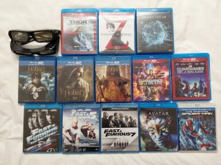 Lote 13 Películas Blu-ray 3D