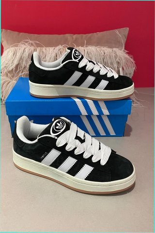 Adidas Campus 40 Negro Gamuza Vintage