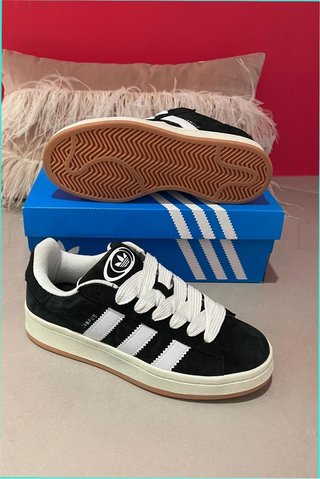Adidas Campus 40 Negro Gamuza Vintage