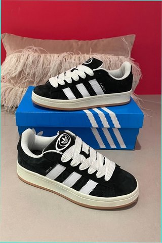 Adidas Campus 40 Negro Gamuza Vintage
