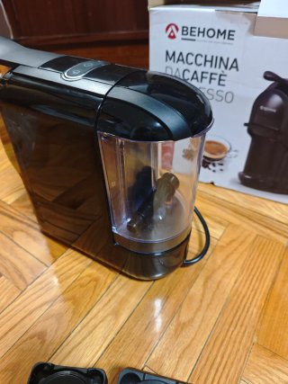 Cafetera BEHOME Macchiato Negra