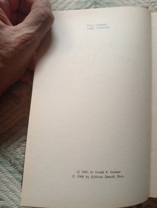 Libro (1966/VF) Le Solitaire du large.