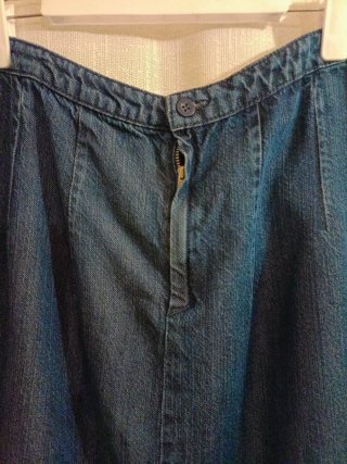 Soft denim skirt