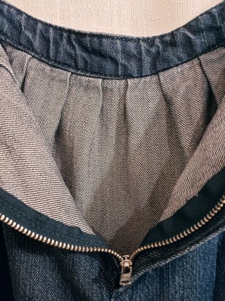 Soft denim skirt