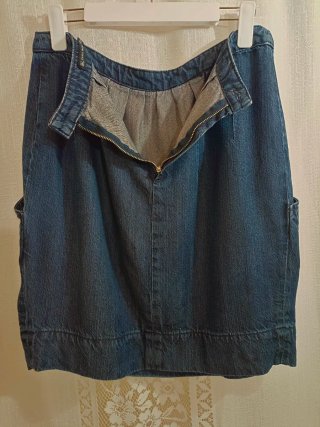 Soft denim skirt