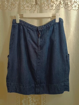 Soft denim skirt
