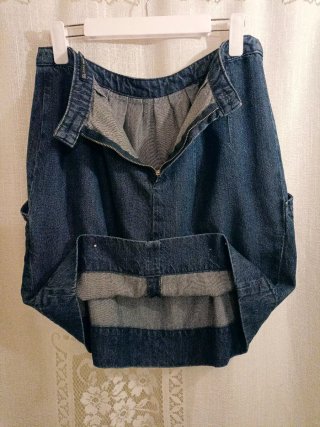 Soft denim skirt