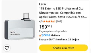 Lexar SSD Profesional Go 1TB