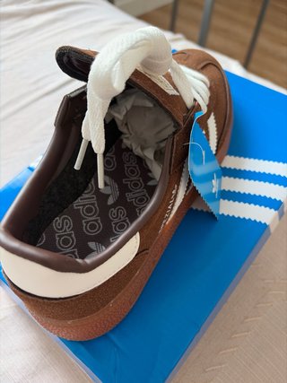 Adidas Spezial Mujer Marrones y Blancas