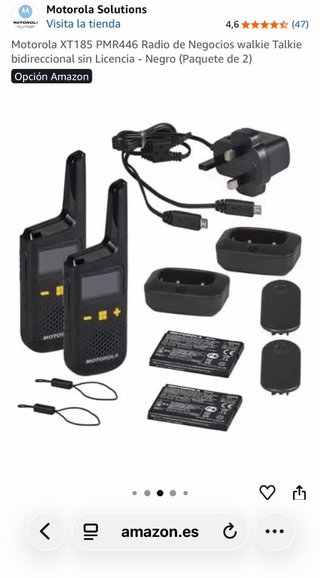 Motorola XT185 Walkie-Talkies (2uds)