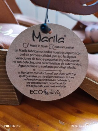 Sandalias de piel Marrón Talla 38