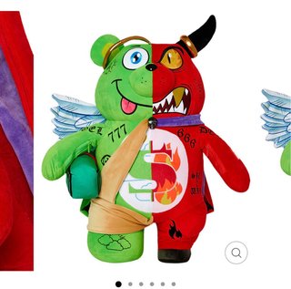 Mochila Sprayground Oso Mitad Ángel Mitad Diablo