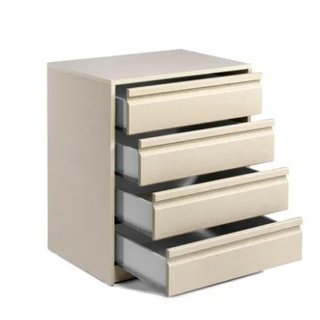 Cajonera 4 cajones beige