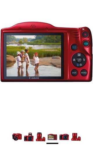Cámara Canon SX410 IS Roja
