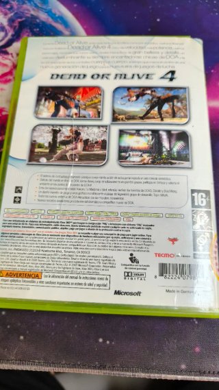 Dead or Alive 4 Xbox 360 PAL Español