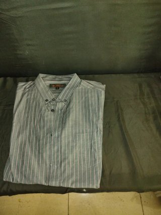 Camisa Ben Sherman Raya Gris Rojo Talla L