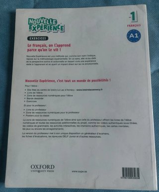 1 ESO Nouvelle expérience libro Ejercicios Frances