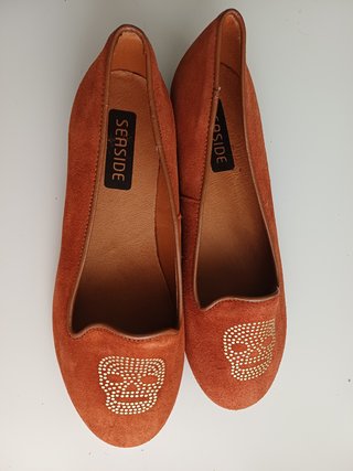 Bailarinas Ante Calavera Seaside Talla 37