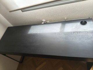 Escritorio Negro Ikea MICKE
