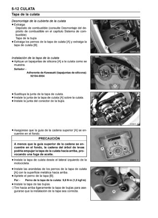 Manual de Taller Kawasaki KX KXF 450 2005