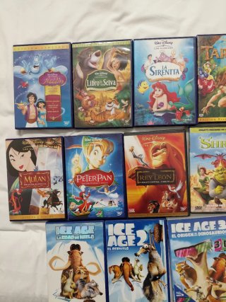 Lote 18 DVD y Blu-rays Animación