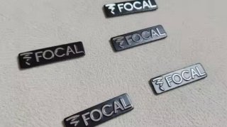 2 Pegatinas Focal Negras